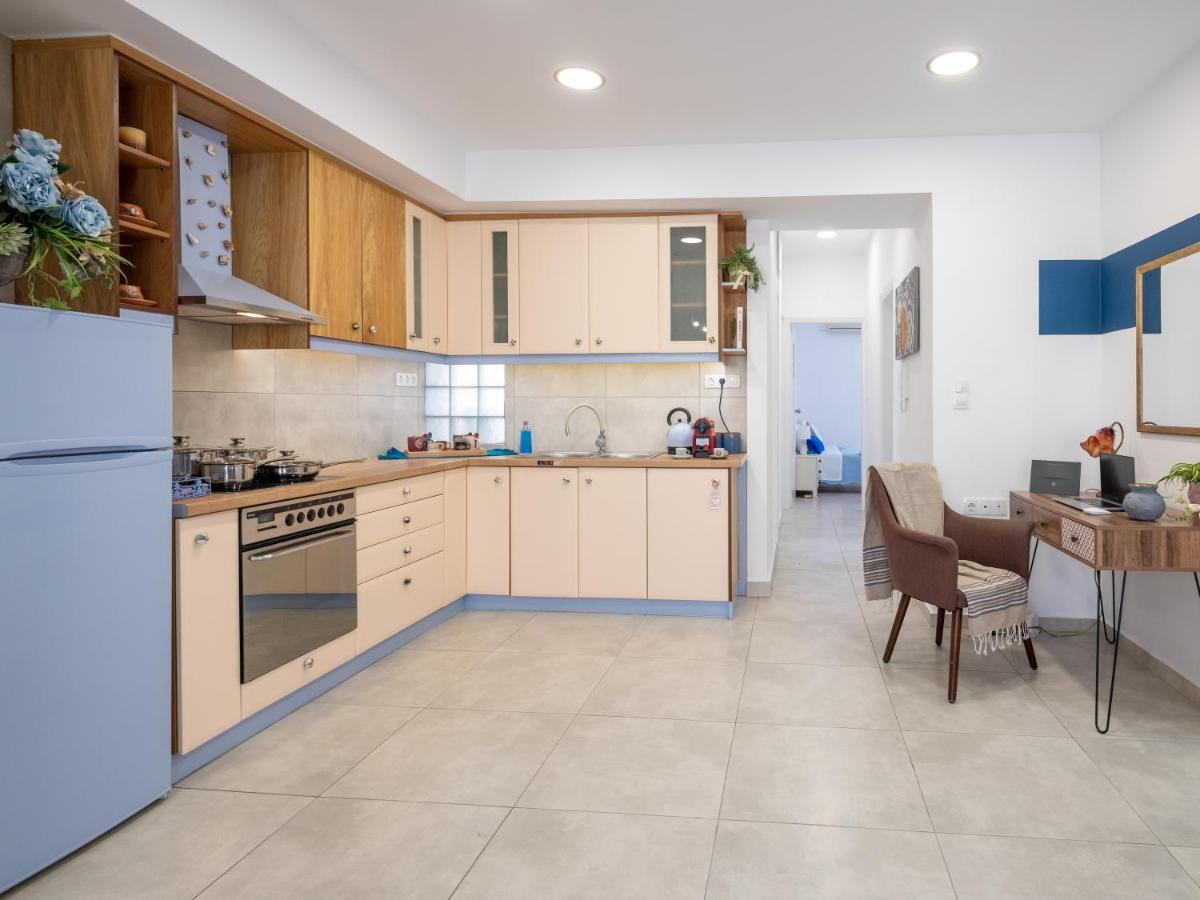 Blue Siri Apartment Candia Esterno foto